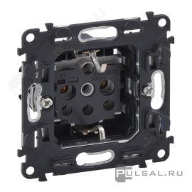 Розетка
Valena Life,  Valena Allure,  без шторок,  с заземлением,  одинарная,  винтовые клеммы,  753025,  7 530 25,  Legrand
 - PULSAL.RU