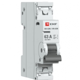 Выключатель нагрузки (рубильник) ВН-63N  PROxima, 1 полюс, 63А, S63163, EKF - PULSAL.RU