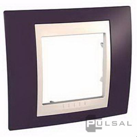 Рамка
Unica Хамелеон,  1 пост,   цвет - гранатовый,  бежевый,  вертикальная,  горизонтальная,  пластмасса,  MGU6.002.572,  Schneider Electric
 - PULSAL.RU