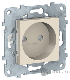Розетка
Unica New Pure,  Unica New Studio,  со шторками,  без заземления,  одинарная,  винтовые клеммы,   цвет - бежевый,  пластмасса,  NU503344,  Schneider Electric
 - PULSAL.RU