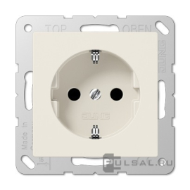 Розетка
ECO profi и ECO profi Standart,  ECO profi design (ECO Profi Deco),  без шторок,  с заземлением,  одинарная,  безвинтовые клеммы,   цвет - слоновая кость,  пластмасса,  EP1420,  EP 1420,  JUNG
 - PULSAL.RU