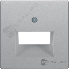 Накладка
Q.1,  Q.3,  Q.7,  двойная,   цвет - алюминий бархат,  пластмасса,  14096084,  1409 60 84,  Berker
 - PULSAL.RU