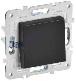 Кнопка Н.О.
Skandy,  одноклавишный,   цвет - черный,  пластмасса,  SK-V17-0-10-K02,  IEK
 - PULSAL.RU