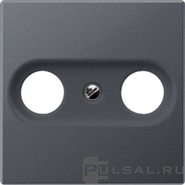 Накладка
ECO profi и ECO profi Standart,  ECO profi design (ECO Profi Deco),  телевизионная (TV),  спутниковая (SAT),  радио (R),  двойная,   цвет - антрацит матовый,  пластмасса,  EP561BFPLTVAN,  EP 561 BFPLTV AN,  JUNG
 - PULSAL.RU