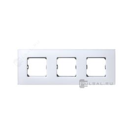 Рамка
Simon 27 neos,  3 поста,   цвет - белоснежный,  вертикальная,  горизонтальная,  пластмасса,  27773-60,  Simon
 - PULSAL.RU