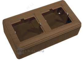 Коробка с рамкой для накладного монтажа
W59,   цвет - бук,  пластмасса,  KP-252-88,  Schneider Electric
 - PULSAL.RU