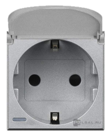 Розетка
Axolute,  со шторками,  с крышкой,  с заземлением,  одинарная,  безвинтовые клеммы,   цвет - алюминий,  пластмасса,  HC4141PW,  BTicino
 - PULSAL.RU