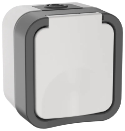 Розетка
TORS,  со шторками,  с крышкой,  с заземлением,  одинарная,  безвинтовые клеммы,   цвет - белый,  пластмасса,  IP 55,  TS-R16-16-55-K41,  IEK
 - PULSAL.RU