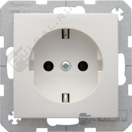 Розетка
S.1,  B.3,  B.7,  без шторок,  с заземлением,  одинарная,  безвинтовые клеммы,   цвет - белый матовый,  пластмасса,  47431909,  4743 19 09,  Berker
 - PULSAL.RU