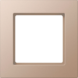 Рамка
A 550,  1 пост,   цвет - шампань,  вертикальная,  горизонтальная,  пластмасса,  A5581BFCH,  A 5581 BF CH,  JUNG
 - PULSAL.RU