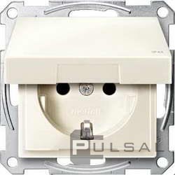 Розетка
M-Trend,  M-Smart,  M-Plan,  M-Elegance,  со шторками,  с крышкой,  с заземлением,  одинарная,  безвинтовые клеммы,   цвет - бежевый,  пластмасса,  IP 44,  MTN2314-0344,  MEG2314-0344,  Merten
 - PULSAL.RU