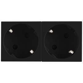 Розетка 45°
W55,  Лючки DDSB,  Лючки DFB,  со шторками,  с заземлением,  двойная,  безвинтовые клеммы,   цвет - черный,  пластмасса,  DF6D2AN,  Donel
 - PULSAL.RU