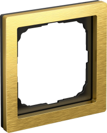 Рамка Pure
ArtGallery Pure,  1 пост,   цвет - золото металл,  вертикальная,  горизонтальная,  металл,  GAL312401,  Systeme Electric
 - PULSAL.RU