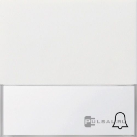 Клавиша "Звонок" с полем для надписи
F100,  одноклавишный,  без подсветки,   цвет - белый глянцевый,  пластмасса,  0679112,  0679 112,  Gira
 - PULSAL.RU