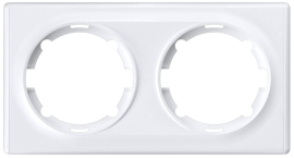 Рамка
Florence,  2 поста,   цвет - белый,  вертикальная,  горизонтальная,  пластмасса,  1E52201300,  2172783,  OneKeyElectro
 - PULSAL.RU