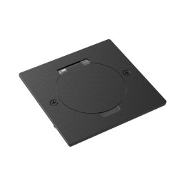 Лючок квадратный в пол (без установочного набора и без розеток)
Лючки DFB,  напольная,  1 пост,  2 модуля,   цвет - антрацит,  металл,  IP 44,  DFB2MRRAN,  Donel
 - PULSAL.RU