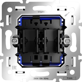 Механизм выключателя жалюзи
S70,  без фиксации,  без подсветки,  VLS0207M,  Voltum
 - PULSAL.RU
