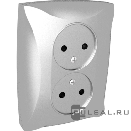 Розетка
Дуэт,  без шторок,  без заземления,  двойная,  винтовые клеммы,   цвет - серебристый,  пластмасса,  WDE000320,  Schneider Electric
 - PULSAL.RU