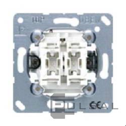 Переключатель
ECO profi и ECO profi Standart,  ECO profi design (ECO Profi Deco),  двухклавишный,  без подсветки,  EP409U,  EP 409 U,  JUNG
 - PULSAL.RU