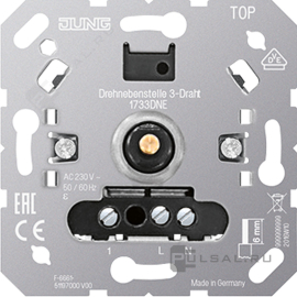 Спутник для диммера
A VIVA,  A creation,  A 550,  A flow,  AS 500,  CD 500,  CD plus,  LS 990,  LS plus,  LS ZERO,  LS-design,  SL 500,  поворотно-нажимной,  с возможностью управления с 2-х мест,  спутник для диммера,  1733DNE,  1733 DNE,  JUNG
 - PULSAL.RU