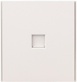 Розетка компьютерная
Miele Strong,  одинарная,   цвет - жемчуг,  пластмасса,  KR-78-0724-4,  Kranz
 - PULSAL.RU