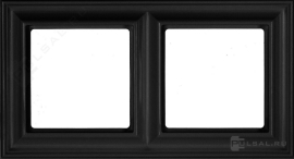 Рамка дизайн Багет ECO Profi Deco
ECO profi design (ECO Profi Deco),  2 поста,   цвет - антрацит матовый,  вертикальная,  горизонтальная,  пластмасса,  EPD482AN,  EPD 482 AN,  JUNG
 - PULSAL.RU