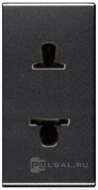 Розетка
Zenit,  без шторок,  без заземления,  одинарная,  винтовые клеммы,   цвет - антрацит,  пластмасса,  N2135 AN,  2CLA213501N1801,  ABB
 - PULSAL.RU
