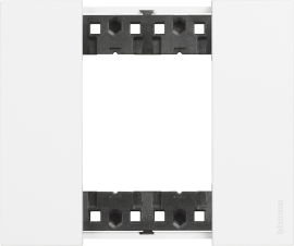 Рамкa
Living Now,  1 пост,   цвет - белый,  горизонтальная,  пластмасса,  KA4802KW,  BTicino
 - PULSAL.RU