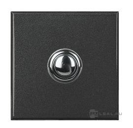 Выключатель с самовозвратом Style
Axolute,  Axolute AIR,  одноклавишный,  без подсветки,  с возможностью подсветки,   цвет - антрацит,  пластмасса,  HY4001/2,  BTicino
 - PULSAL.RU