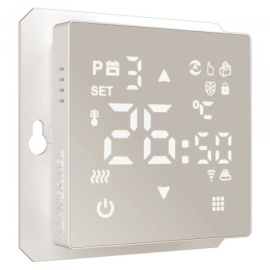 Терморегулятор умный с wi-fi, 16А, НО-контакт, 230В
Elite,  Alumax,  Split,  Slab,  Senso,  Minimir Home,  Baguette,  Acrylic,  Platinum,  Snabb,  Stream,  Flock,  Stark,  Fiore,  Favorit,  Diamant,  Aluminium,  Antik,  Metallic,  сенсорный,  управление по wi-fi,  датчик t° воздуха (встроенный),  датчик t° пола (внешний),  с таймером,   цвет - дымчатый,  пластмасса,  W1151217,  a065138,  Werkel
 - PULSAL.RU