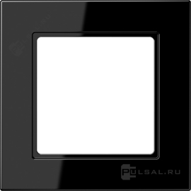 Рамка
A 550,  1 пост,   цвет - черный,  вертикальная,  горизонтальная,  пластмасса,  A5581BFSW,  A 5581 BF SW,  JUNG
 - PULSAL.RU