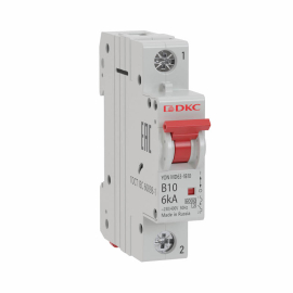 Автоматический выключатель YON, 1 полюс, 6А, C, 6 кА, MD63-1C6-6, DKC - PULSAL.RU