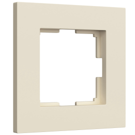 Рамка
Slab,  1 пост,   цвет - айвори матовый,  вертикальная,  горизонтальная,  пластмасса,  W0012962,  a062805,  Werkel
 - PULSAL.RU