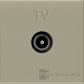 Розетка одиночная
Zenit,  телевизионная (TV),  одинарная,   цвет - шампань,  пластмасса,  N2250.7 CV,  2CLA225070N1901,  ABB
 - PULSAL.RU