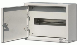 Щит 250х350х120, ЩРН-15 с замком, ЩРН, навесной, IP 31,  модулей - 15, металл,  цвет - серый, 30206DEK, Dekraft - PULSAL.RU