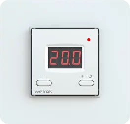 Терморегулятор дя обогревателей vt  16 А, 3000 ВА, 0…35  °С
Termo welrok,  клавишный,  датчик t° пола (внешний),  без таймера,   цвет - белый,  пластмасса,  vt ,  4660251140144,  Welrok
 - PULSAL.RU