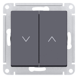 Выключатель для жалюзи
Atlas Design Antique,  AtlasDesign Air,  Atlas Design,  без фиксации,  без подсветки,   цвет - базальт,  пластмасса,  ATN001419,  Schneider Electric
 - PULSAL.RU