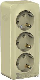 Розетка с изолирующей пластиной
Blanca,  без шторок,  с заземлением,  тройная,   цвет - бежевый,  пластмасса,  BLNRA010317,  Schneider Electric
 - PULSAL.RU