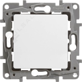 Переключатель перекрестный
Etika,  одноклавишный,  без подсветки,   цвет - белый,  пластмасса,  672249,  6 722 49,  Legrand
 - PULSAL.RU