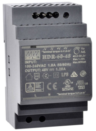 Блок питания на DIN-рейку 220В AC / 48В DC