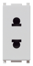 Розетка евро-американского стандарта
Plana,  Plana Up,  со шторками,  без заземления,  одинарная,  винтовые клеммы,   цвет - серебристый,  пластмасса,  14234.SL VIM,  14234.SL,  Vimar
 - PULSAL.RU