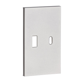 Лицевая панель для зарядки USB
Soft Touch,  USB type-C 5V,  USB type-A 5V,  двойная,   цвет - серый матовый,  пластмасса,  AS12C,  MEITON
 - PULSAL.RU