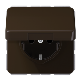 Розетка
CD 500,  CD ударопрочная,  со шторками,  с крышкой,  с заземлением,  одинарная,  безвинтовые клеммы,   цвет - коричневый,  пластмасса,  CD1520BFKIKLBR,  CD 1520 BFKIKL BR,  JUNG
 - PULSAL.RU