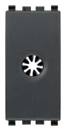 Кабельный вывод с зажимом для кабеля
Eikon EVO,  Eikon EXE,   цвет - антрацит серый,  пластмасса,  20044 VIM,  20044,  Vimar
 - PULSAL.RU