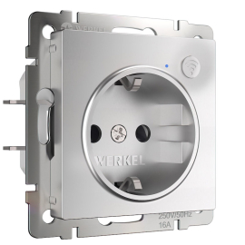 Умная розетка с Wi-Fi
Elite,  Alumax,  Split,  Slab,  Senso,  Minimir Home,  Baguette,  Acrylic,  Platinum,  Snabb,  Stream,  Flock,  Stark,  Fiore,  Favorit,  Diamant,  Aluminium,  Antik,  Metallic,  со шторками,  с заземлением,  одинарная,  винтовые клеммы,   цвет - серебряный,  пластмасса,  W1171606,  a056420,  Werkel
 - PULSAL.RU