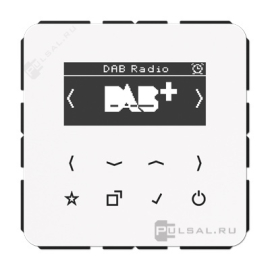 Цифровое радио DAB+
CD 500,  CD plus,   цвет - белый,  пластмасса,  DABCDWW,  DAB CD WW,  JUNG
 - PULSAL.RU