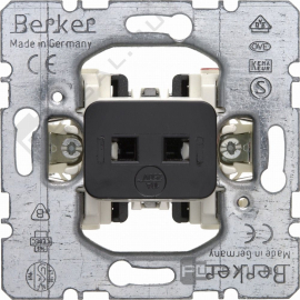 Кнопочный выключатель для гостиничных карт, 2 отдельных контакта
K.1,  K.5,  Q.1,  Q.3,  Q.7,  S.1,  B.3,  B.7,  с индикацией,  505103,  5051 03,  Berker
 - PULSAL.RU