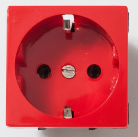 Розетка электрическая 2К+З, с защитными шторками (красный)
Системы лючков,  со шторками,  с заземлением,  одинарная,  винтовые клеммы,   цвет - красный,  пластмасса,  200014-SPL,  200014,  SPL
 - PULSAL.RU