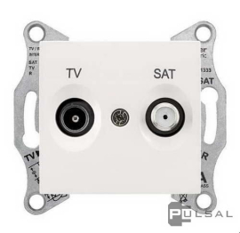 Розетка оконечная 1 dB
Sedna,  телевизионная (TV),  спутниковая (SAT),  двойная,   цвет - бежевый,  пластмасса,  SDN3401647,  Schneider Electric
 - PULSAL.RU
