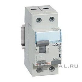 Выключатель дифференциального тока (УЗО) TX³, 2 полюса, 63А,  тип - AC, 300 мА403040, Legrand - PULSAL.RU